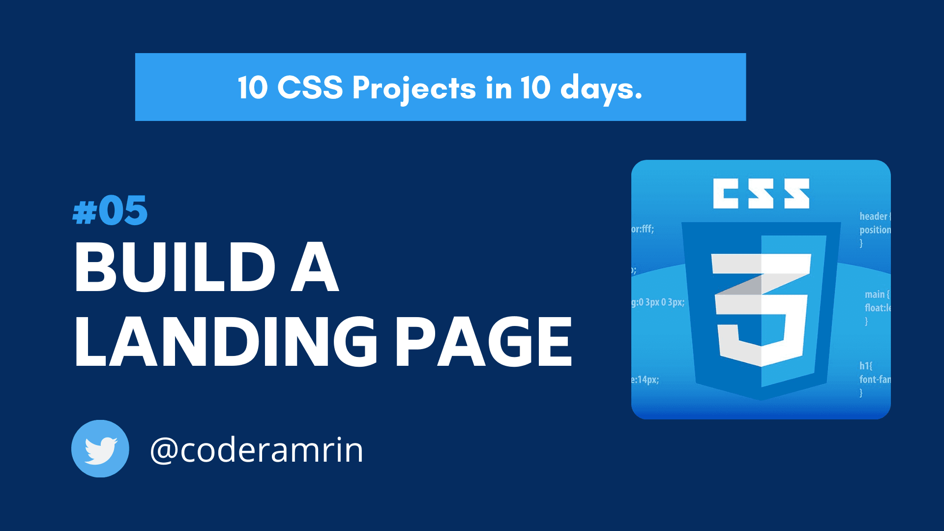 Build 10 CSS Projects in 10 days: Project 5