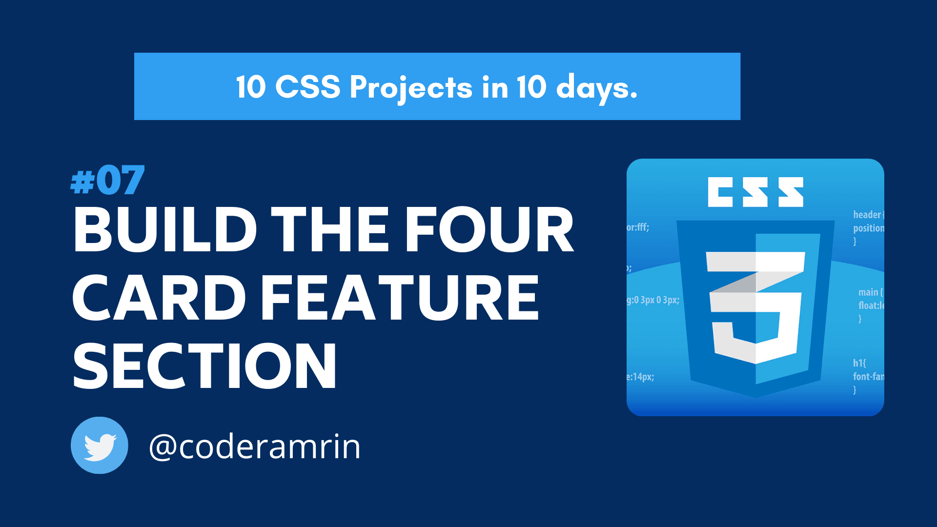 Build 10 CSS Projects in 10 days: Project 7