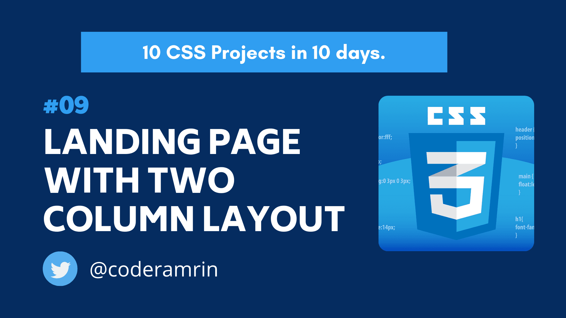 Build 10 CSS Projects in 10 days: Project 9