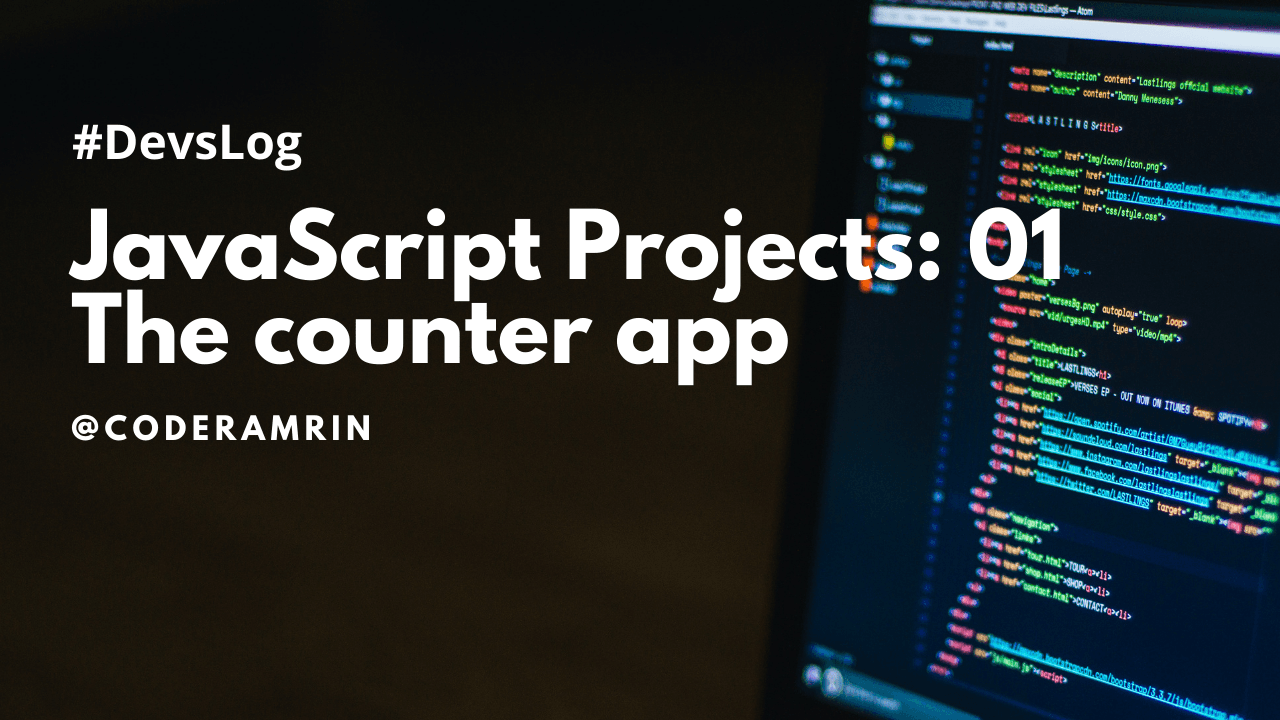 How to build a counter app with JavaScript